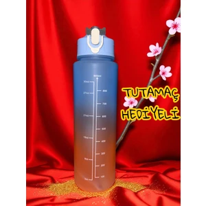Motivasyon Su Matarası Sporcu Matarası Suluk 900 ml Tutamaç Hediyeli