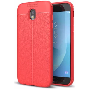 Samsung Galaxy J5 Pro Kılıf Deri Görünümlü Yüksek Kaliteli Premium Silikon Kapak Rcv/niss