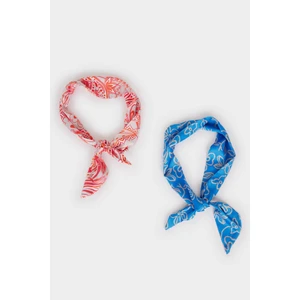 Kadın Desenli 2'li Fular G0505AXNS