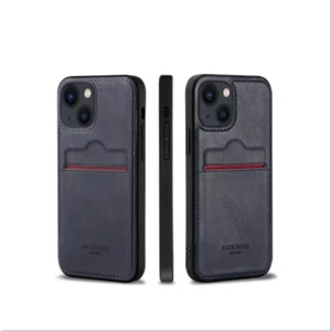 Iphone 13 Kartlıklı Deri Kılıf