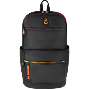 Me 25520 Galatasaray Çok Gözlü Siyah Sırt Çantası