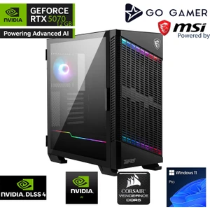 Go Gamer GP4550K AMD Ryzen 9 9950X3D / 64GB DDR5 6000MHz / 2TB 6000-5000mb-sn Gen4 NVMe SSD / RTX5070 12GB / 360mm Sıvı Soğutma / Windows 11 Pro Masaüstü Bilgisayar