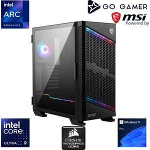 Go Gamer CR56 Intel Core Ultra 9 285K / Z890 / 64GB Ddr5 6000MHZ / 2tb 14700-14000MB-SN Nvme Gen5 SSD / Intel Arc Xe2 / 360MM Sıvı Soğutma / Windows 11 Pro / Cpu Render Iş Istasyonu