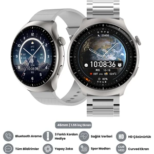 Watch Hx-4 Pro Akıllı Saat Apple iPhone ve Android Tüm Telefonlara Uyumlu