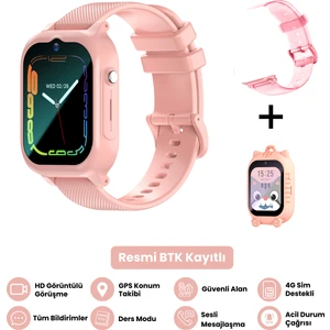 Hx Kids 4g Max Sim Kartlı Harvox Akıllı Çocuk Saati Gps Konum Takibi Arama Konuşma 4g Destekli