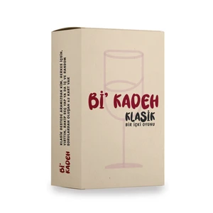 Bi' Kadeh Klasik İçki Oyunu | Sevgililer Günü Shot Oyunu |  Kart Oyunu | Parti Oyunu | Eğlenceli Kutu Oyunu | Yılbaşı Oyunu
