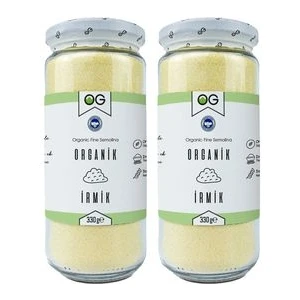 OG Store Kaşık Maması 330 gr +6 Ay Organik Buğday İrmik Yüksek Karbonhidrat ve Protein İçeriği Türkiye Menşeli