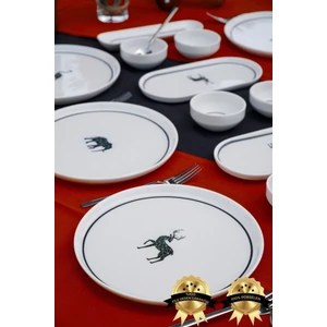 Origami 16 Parça 6 Kişilik Porselen Kahvaltı Takımı