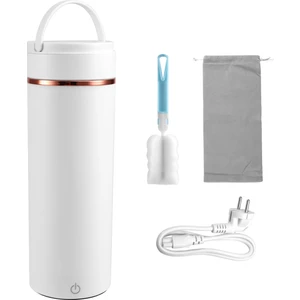 Auralia Brevity Mini Elektrikli Su Isıtıcısı Taşınabilir Seyahat Çaydanlığı 6 Değişken Ön Ayarlı 500ML 316 Paslanmaz Çelik Otomatik Kapanma Ab Fişi (Yurt Dışından)