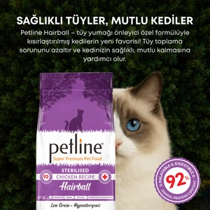 Tüy Yumağı Önleyici Malt Etkili - Kısır Kedi Maması Tavuklu 6 kg Hairball