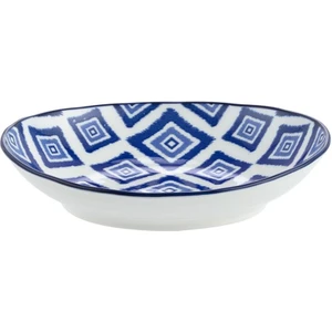 Madame Coco Rêve Bleu Carre Oval Tabak - Mavi - 19,5x16,5 Cm