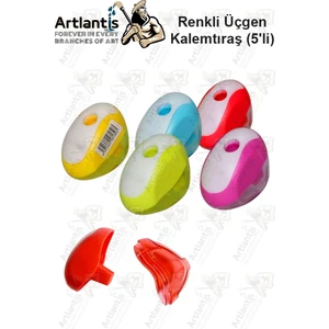 Kalemtraş 5 Adet Hazneli Standart Kalem Açacağı Plastik Kalemtıraş Fixpoint P-0025 Kalem Traş