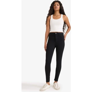 Yüksek Bel Bilek Boy Jean Pantolon