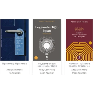 Altay Cem Meriç Set( 3 Kitap ) Peygamberliğin Ispatı-Muhtelif1-Öğrenmeyi Öğrenmek