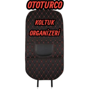 Araç Koltuk Arkası Deri Organizer S-K