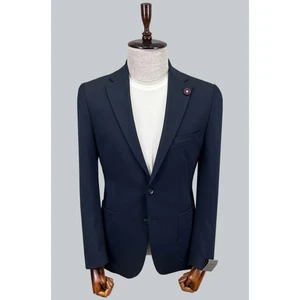 Lacivert Mono Yaka Ceket 4306-02