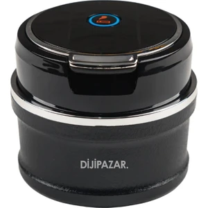 Araç Içi Seramik Lüks Oto Küllük Mavi Işıklı Bardaklıklı Krom Renk Havalandırma Tip