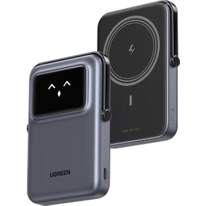 Uno Magsafe Wireless 10.000 mAh 20W Hızlı Şarj Mini Powerbank, Siyah - 45327