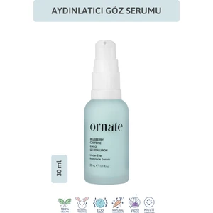 Torbalanma Karşıtı ve Göz Çevresi Aydınlatmaya Yardımcı Göz Altı Bakım Serumu Caffeine %5 %2 Hyaluronic Acid