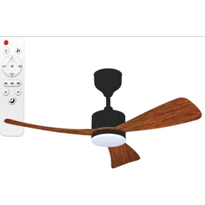 HS-9305 70W Wooden 3 Pervaneli LED Tavan Vantilatörü