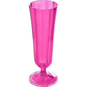 Pembe Flüt Şampanya Bardağı 130 Cc