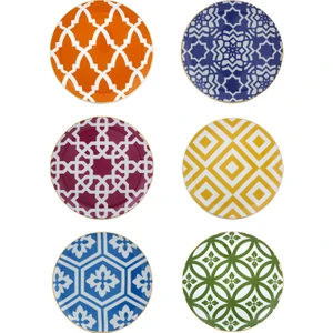 Morocco 6'lı Pasta Tabak Seti 17 Cm