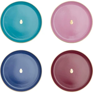 Glamorous 4'lü Düz Tabak Seti 20 Cm