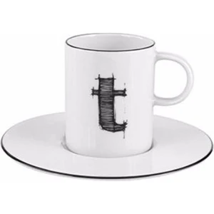 Harf (T) Tabaklı Kahve Fincanı 85cc