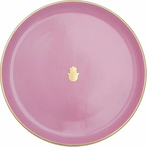 Glamorous Pembe Düz Tabak 20 Cm