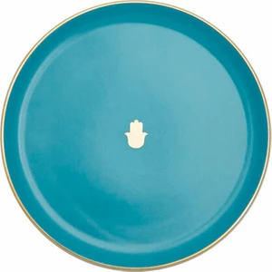 Glamorous Turkuaz Düz Tabak 20 Cm