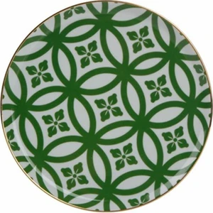 Morocco Ds1 Yeşil Düz Tabak 20 Cm
