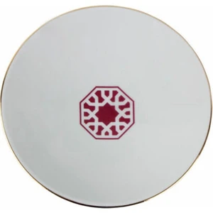 Morocco Desen5 Fuşya Çukur Tabak 20cm