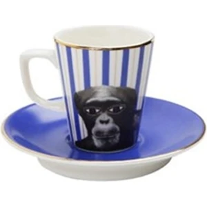 Wild Life Monkey Tabaklı Kahve Fincanı 75c