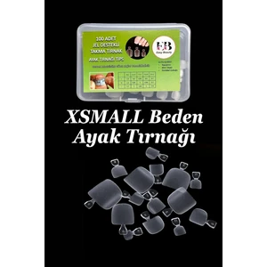 Easy Beauty 100 XSMALL Beden Adet Ayak Tırnağı Bedene Göre. Bedeninizi Bulup Sipariş Verebilirsiniz