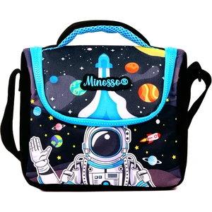 Astronot Desenli Erkek Çocuk Thermo Beslenme Çantası 3005