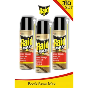 Böceksavar Max Hamamböceği, Örümcek ve Karıncalara Karşı Etkili 300 ml x 3 Adet