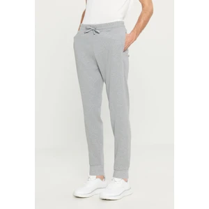 Pamuklu Standart Fit Beli Bağlamalı Desenli Yan Cepli Eşofman Altı