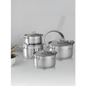 Anett 9 Pcs Tencere Set (18/20/22/24/24Tava)