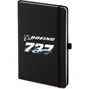 Boeing 737 Not Defteri 13X21 cm Pilot - Havacı - Uçak Tutkunu Hediye