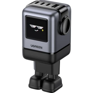 Nexode Uno 100W Robot Gan Hızlı Şarj Cihazı 3xusb-C, 1xusb-A, Gri, 45515B