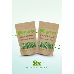 Doğal Kıvırcık Nane Çayı - Spearmint Tea 2X100GR 2'li Set - Katkısız & %100 Doğal - Pcos & Mide Dostu