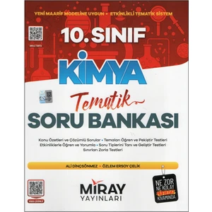 Miray 10. Sınıf Kimya Tematik Soru Bankası