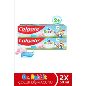 Dr. Rabbit Bubblegum 50ML Çocuk Diş Macunu  x 2
