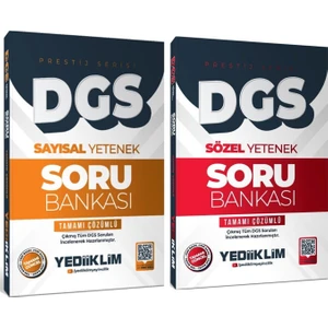 Yediiklim 2026 Dgs Sayısal ve Sözel Yetenek Soru Bankası Seti 2 Kitap