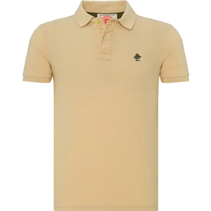 Routefield Patriot Erkek Kahverengi Polo Tişört