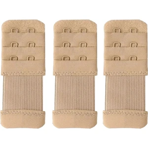 3 Adet Kadın Lastikli Sütyen Uzatma Kopçası Agraf/ek Aparatı