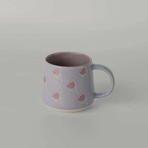 Tulip Seramik 400 ml Kupa Lila