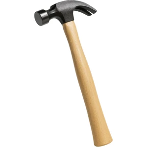 320GR Profesyonel Ahşap Saplı Claw Çekiç 12 cm Çelik Baş Ergonomik Çivi Sökme Çakma Ergonomik Dayanıklı