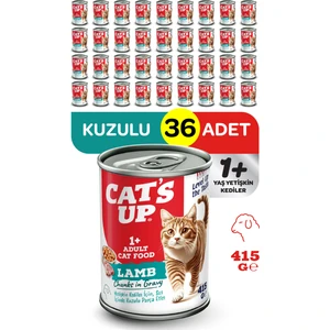 Cats Up Yaş Yetişkin Kedi Maması Kuzu Etli 415GR 36LI