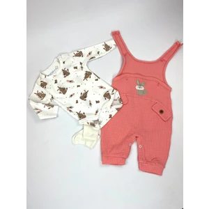 Tavşan Nakışlı Bebek Tulum